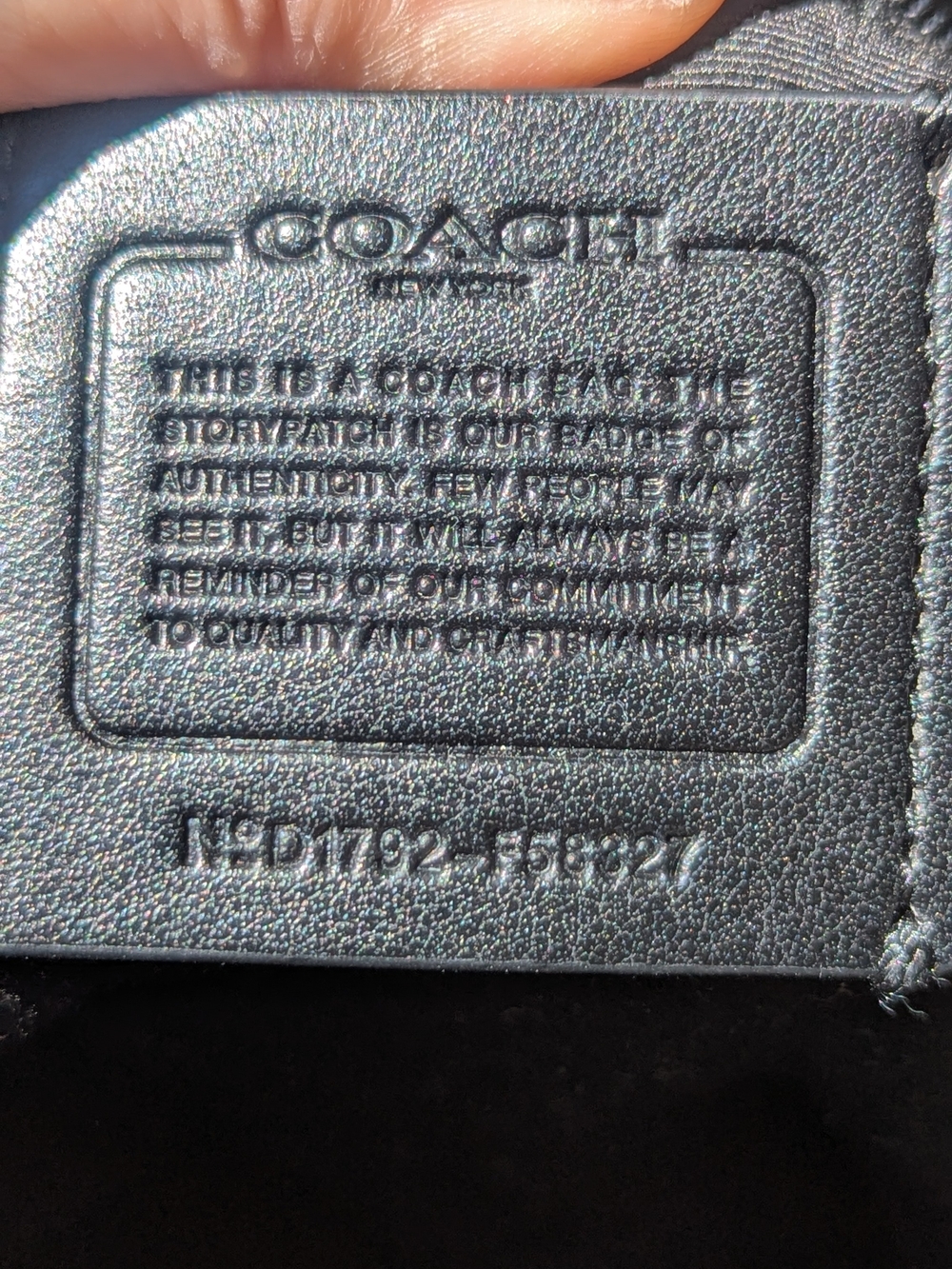 Coach Signature Jacquard Hobo Bag in Black and Gray - Picture 5 of 9